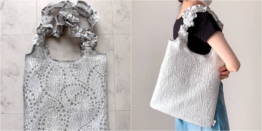ニコアンド　てぃらさん　フリルトート ニコアンド】これが4950円→2475円は買いでしょ！星空みたいに