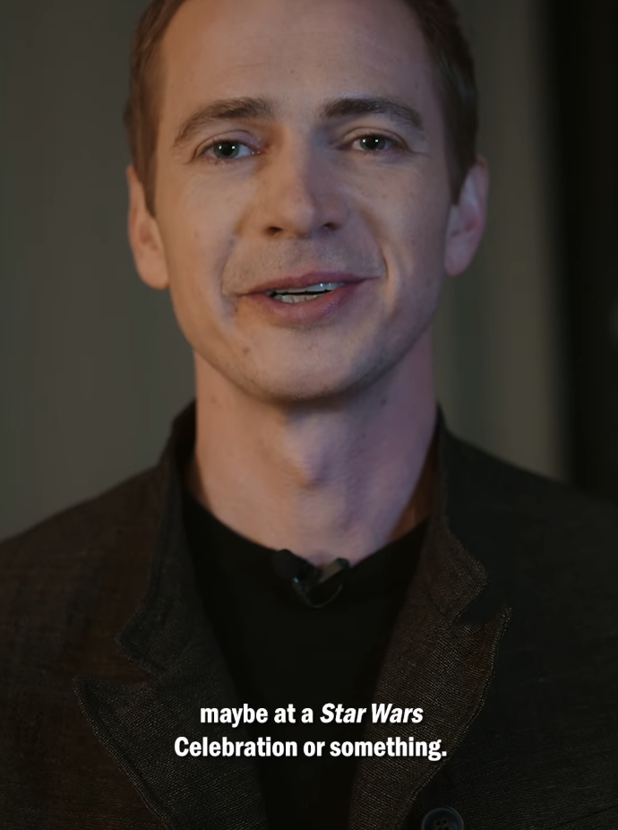 Hayden Christensen speaking