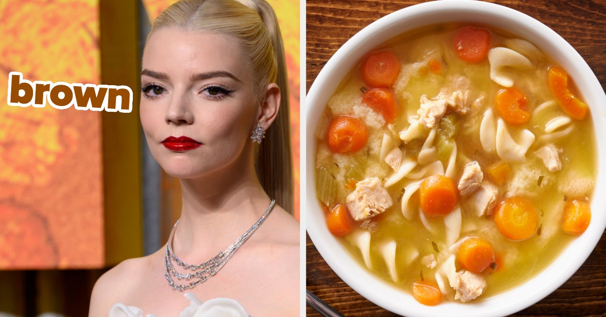 Food Quiz Eat Soup Guess Eye Color