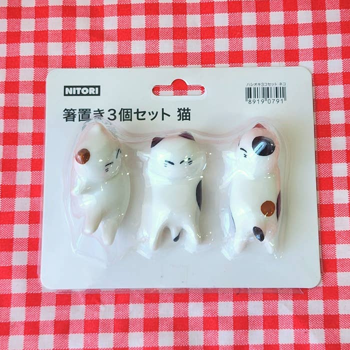 ニトリのおすすめ猫雑貨「箸置き3個セット 猫」