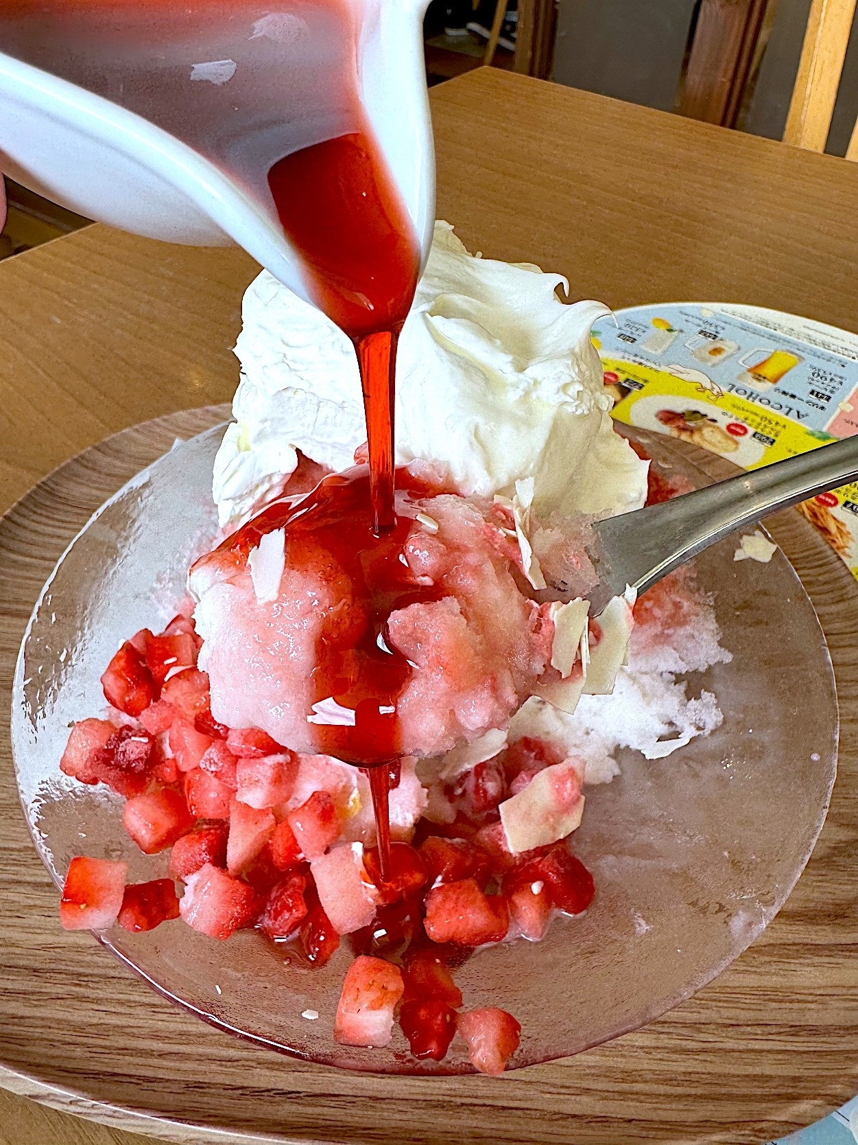 COCO'S（ココス）のおすすめスイーツ「ふわふわ純氷かき氷 いちご」