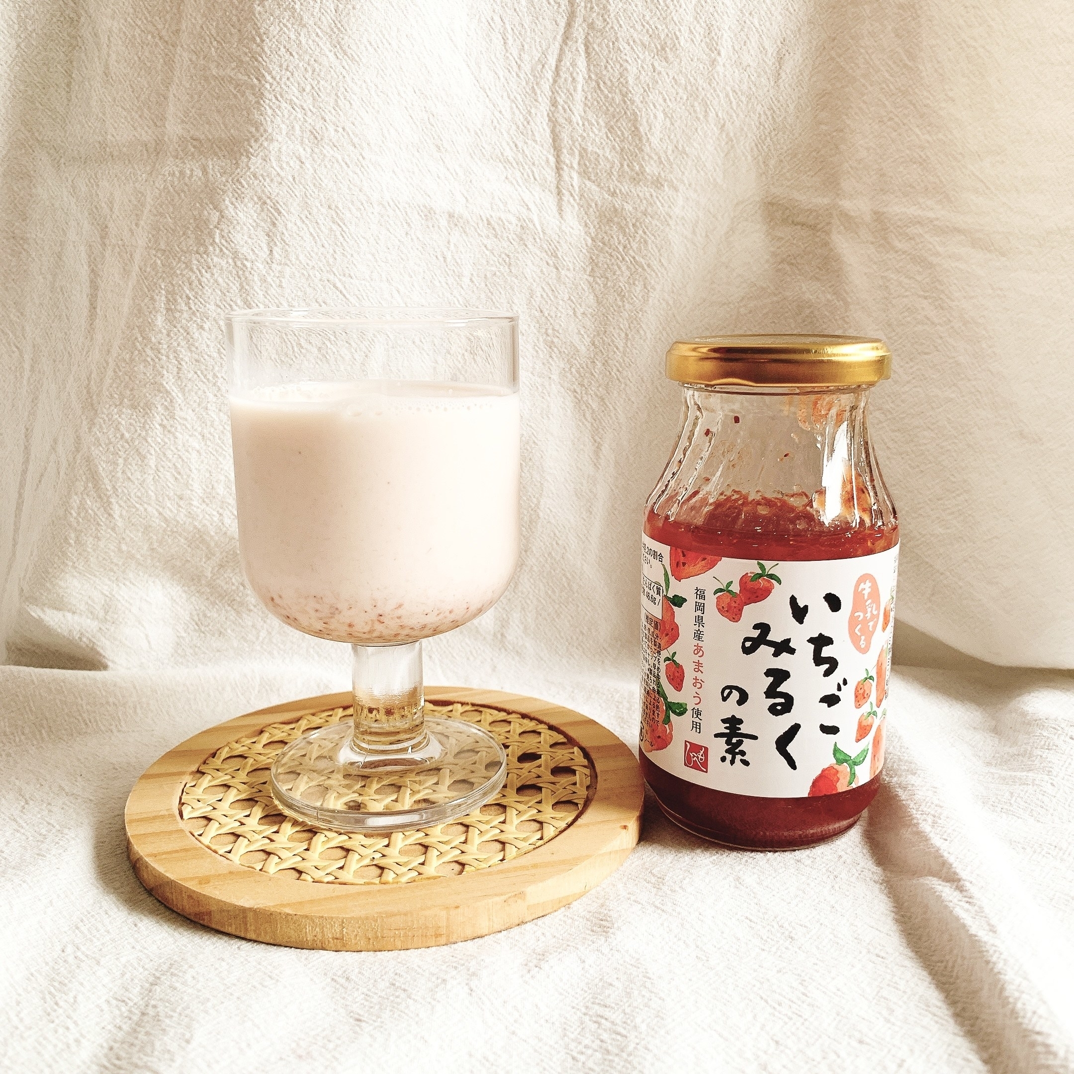 KALDI(カルディ)のおすすめドリンク「牛乳でつくるいちごみるくの素」