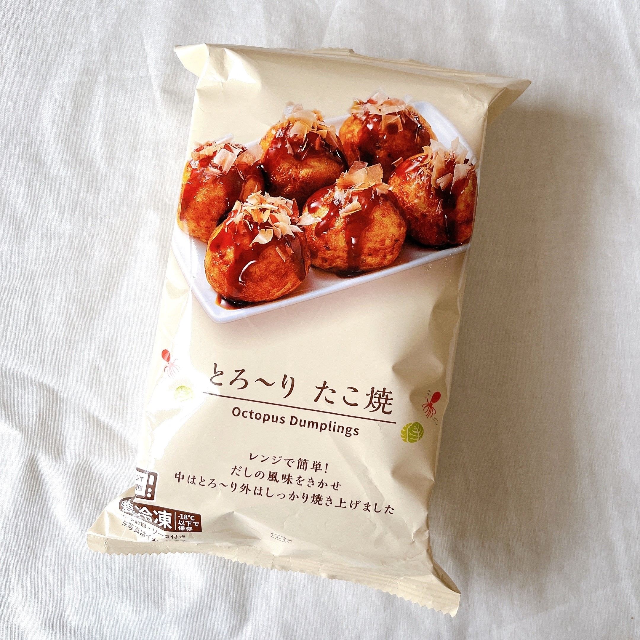 LAWSON(ローソン)の本格冷凍食品「とろ〜り たこ焼」