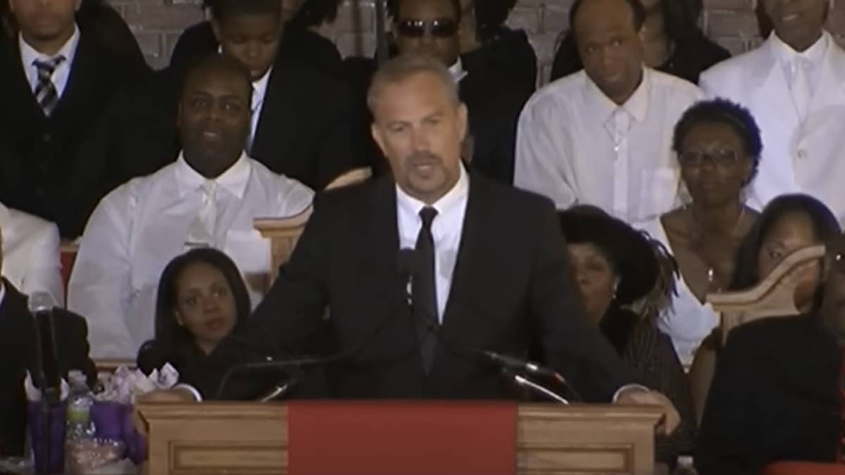 Costner, who acted alongside Houston in the1992 film 'The Bodyguard,' refused to trim down his speech during the singer's 2012 memorial service.