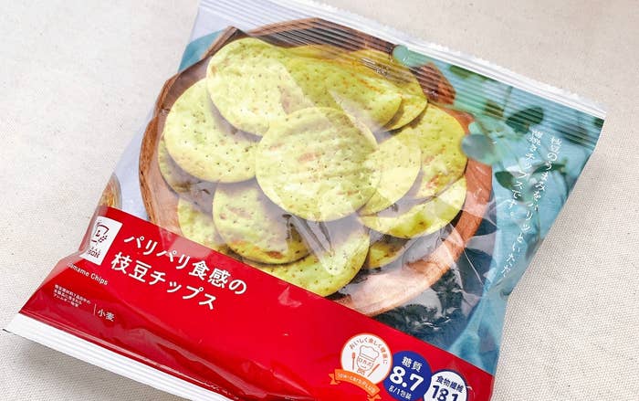 LAWSON(ローソン)のおすすめスナック菓子「パリパリ食感の枝豆チップス 38g」