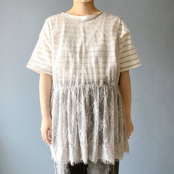 ニコアンドのオススメのトップス「2WAYレースベスト」