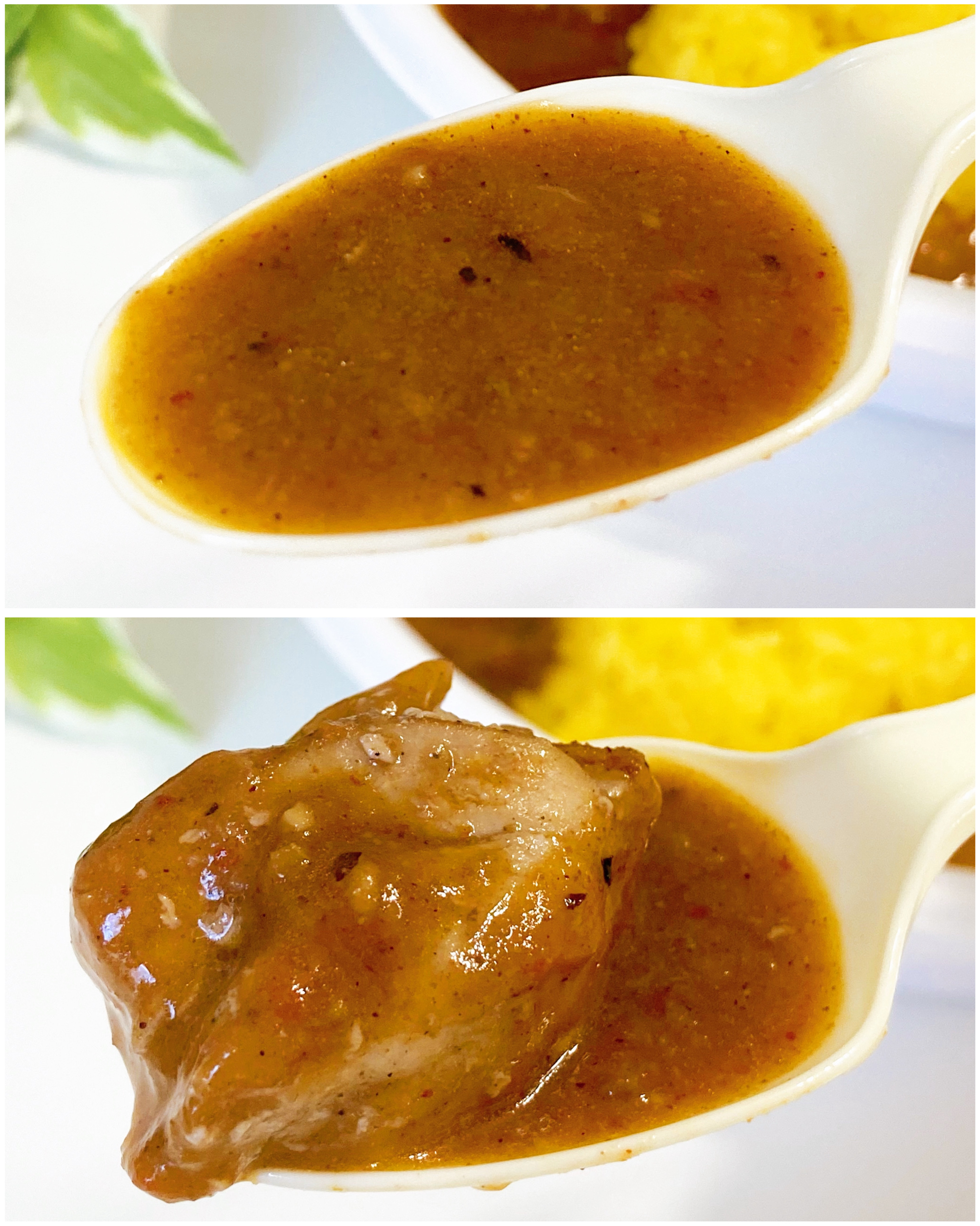 FamilyMart(ファミリーマート)の本格カレー「2種のスパイスカレー(チキンビンダルー&海老)」