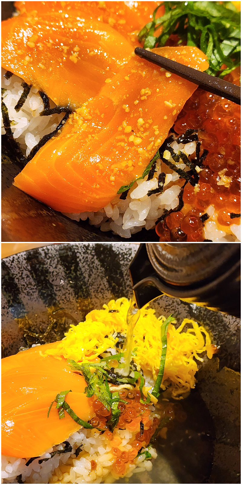 COCOS(ココス)のおすすめフード「2度おいしい!サーモン&いくら丼」