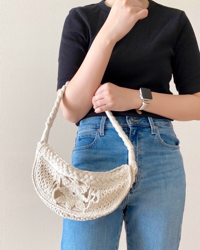 ZARA（ザラ）のおすすめバッグ「マクラメショルダーバッグ」