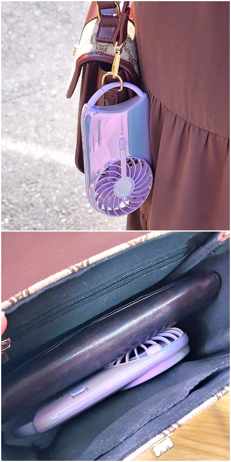 Francfranc(フランフラン)のおすすめ便利グッズ「フレ キャリーファン(扇風機)」