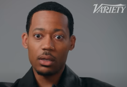 Tyler James Williams speaking during a Variety interview
