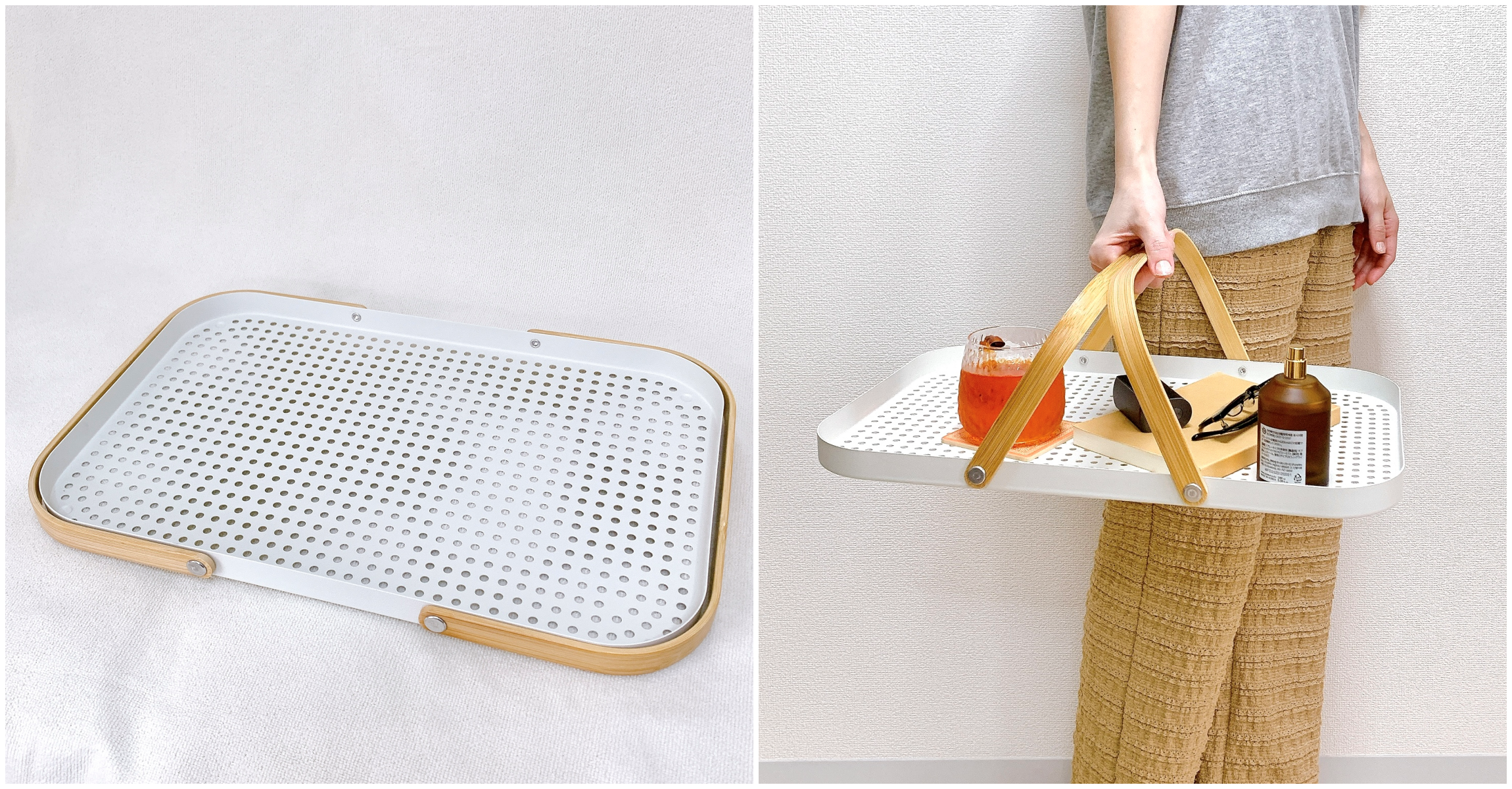 IKEA(イケア)のおすすめの便利グッズ「GRÖNFISK グローンフィスクトレイ 持ち手付き」