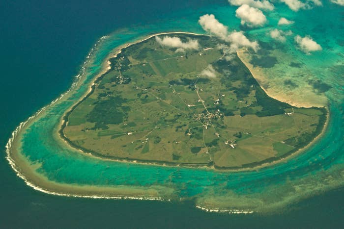 黒島の空撮写真(Taro Hama @ E-kamakura / Getty Images)