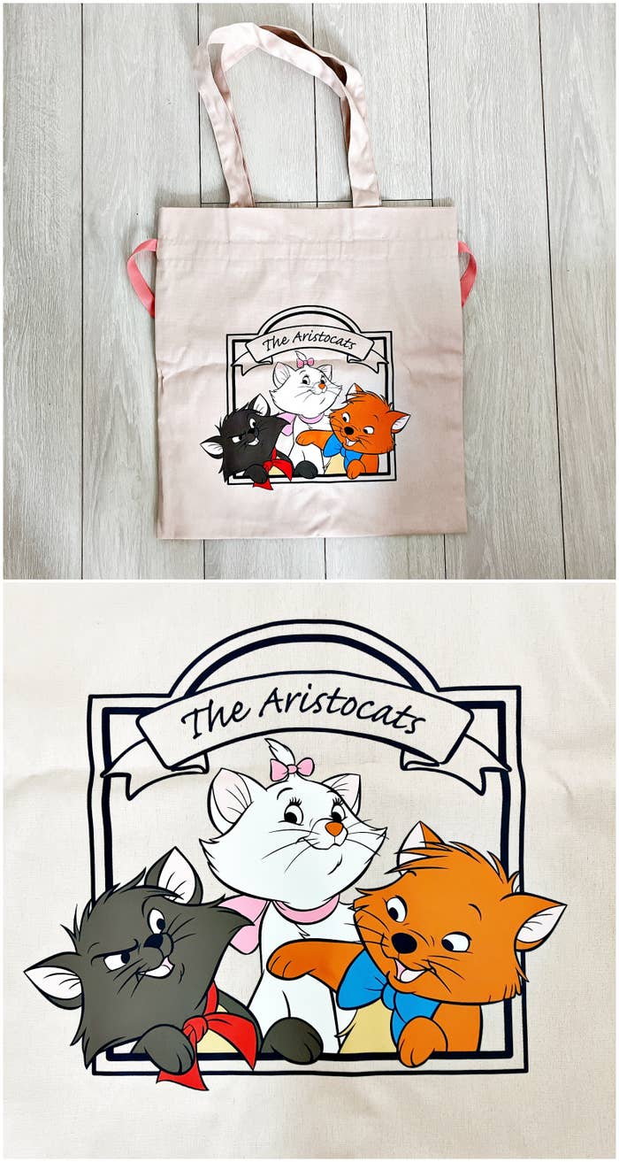 楽天市場】キャンバス巾着トートバッグ/Disney CATS&DOGS