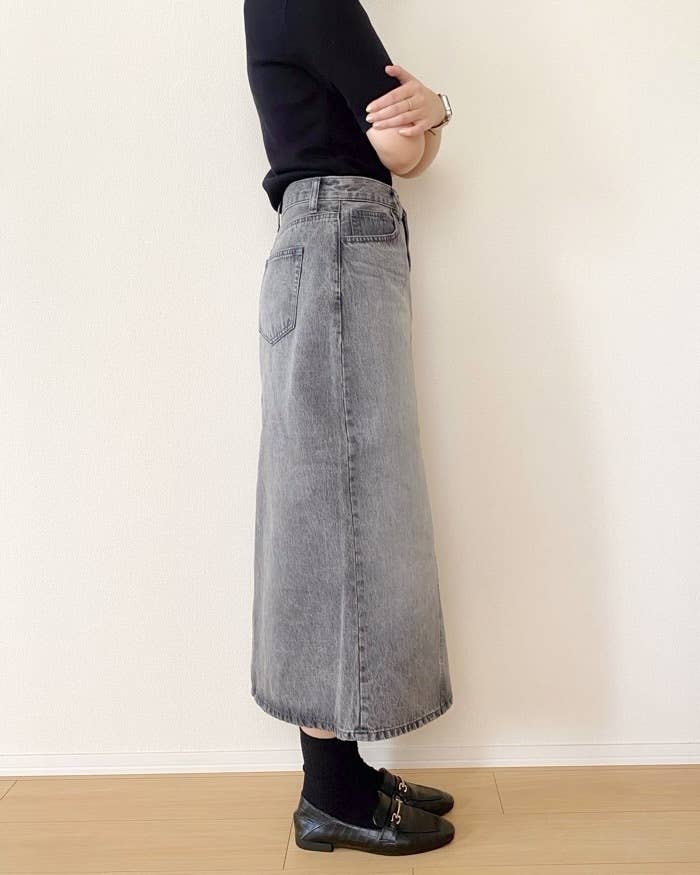 UNIQLO(ユニクロ)のおすすめファッションアイテム「デニムパネルロングスカート」