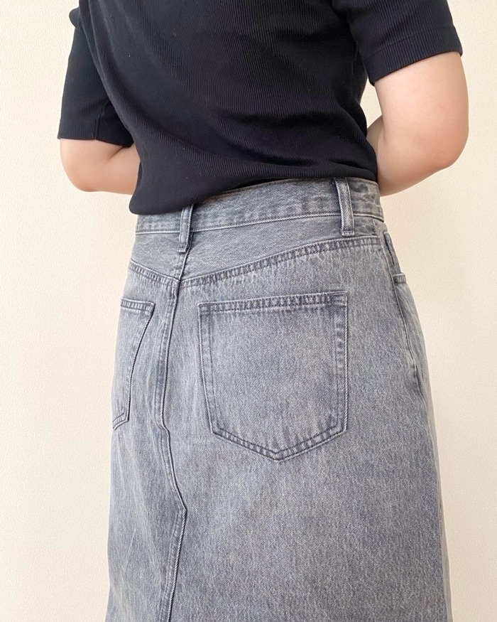 UNIQLO（ユニクロ）のおすすめファッションアイテム「デニムパネルロングスカート」