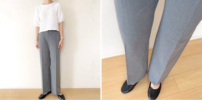 GUのオススメのパンツ「ウォッシャブルストレートパンツZ(丈標準69.5~73.5cm)(セットアップ可能)」