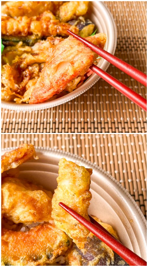 ほっかほっか亭のおすすめ弁当メニュー「海鮮おろし天丼」