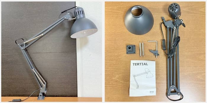 イケアのおすすめアイテム「TERTIAL テルティアル ワークランプ」