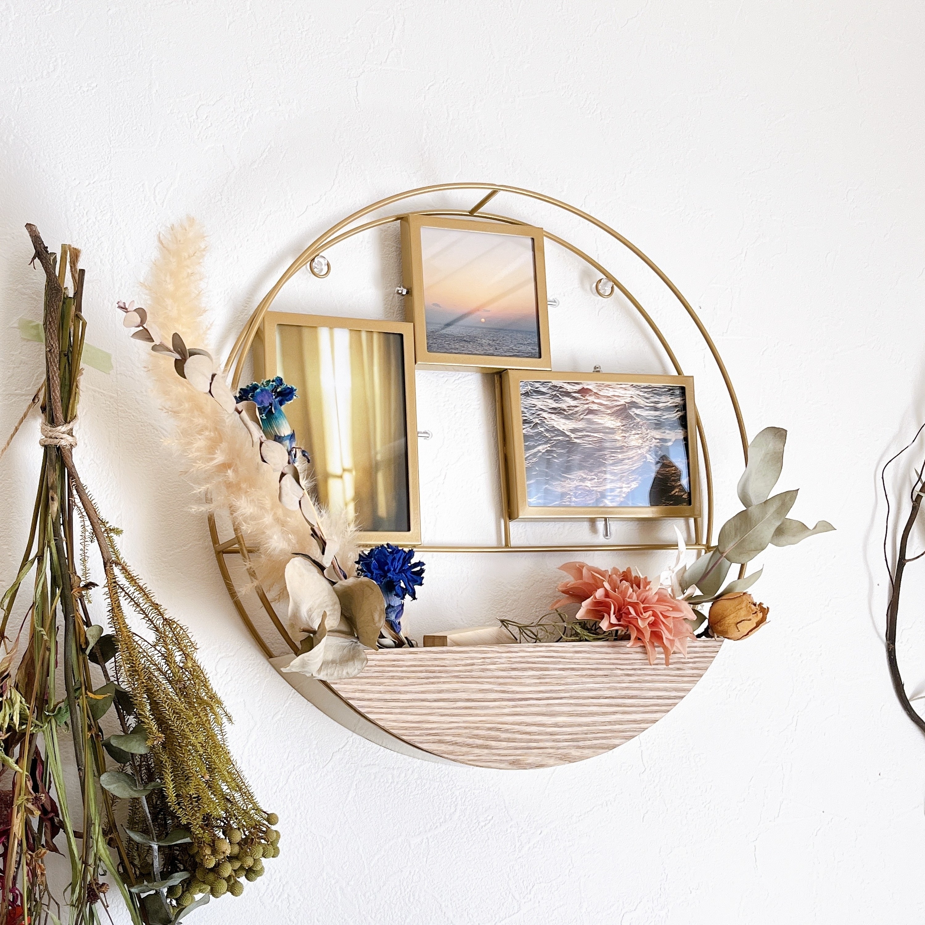 ニトリのおすすめ雑貨「フラワー ラック (サークルフォトフレーム)」