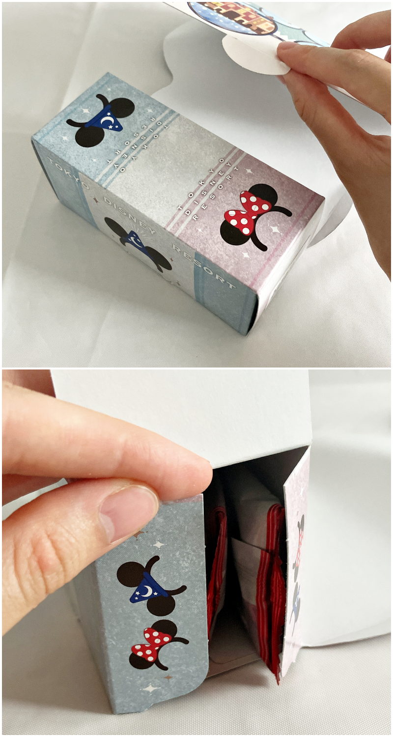 ディズニーランドのおすすめバラマキお菓子「チョコレート 紙箱 ミッキー ミニー」