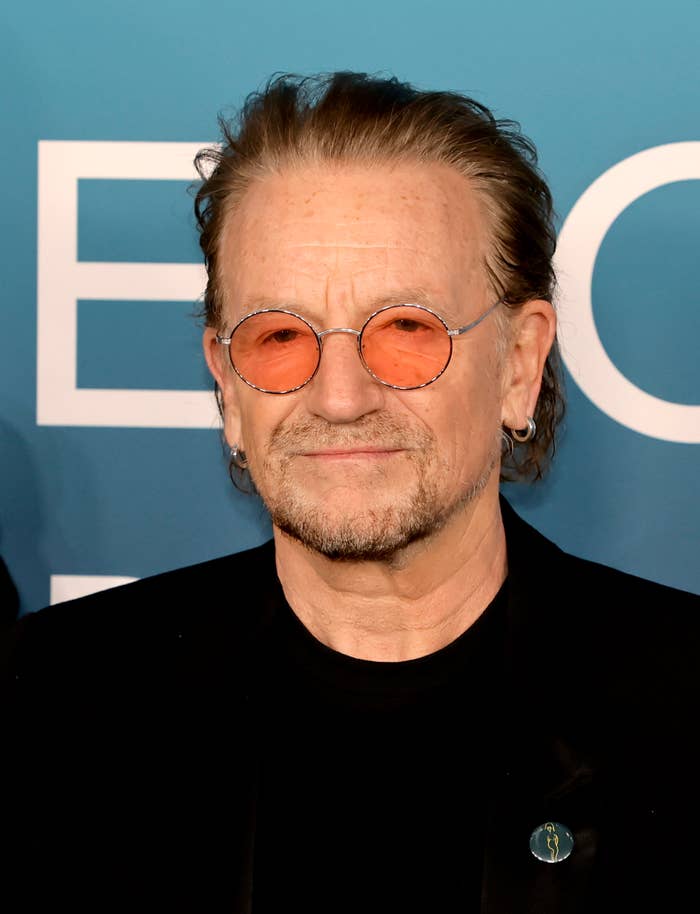 Closeup of Bono