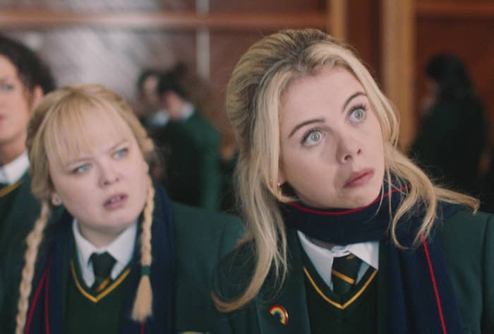 Saoirse-Monica Jackson and Nicola Coughlan in &quot;Derry Girls&quot;