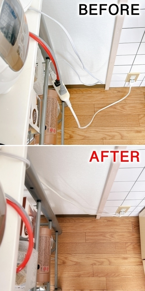 ダイソーのおすすめグッズ「電源タップ固定器」