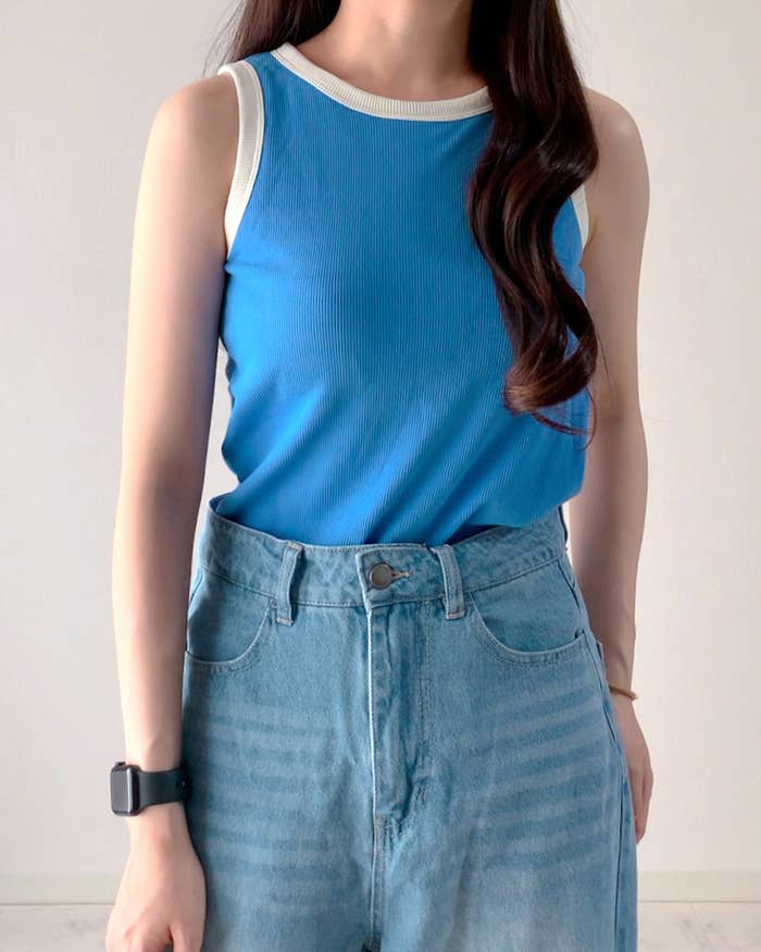 しまむらのおすすめファッションアイテム「TTmii*ハイショクCタンク」