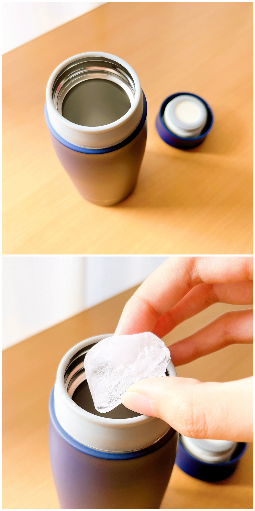 Franc franc(フランフラン)のおすすめアイテム「マット ステンレスボトル 350ml ネイビー」