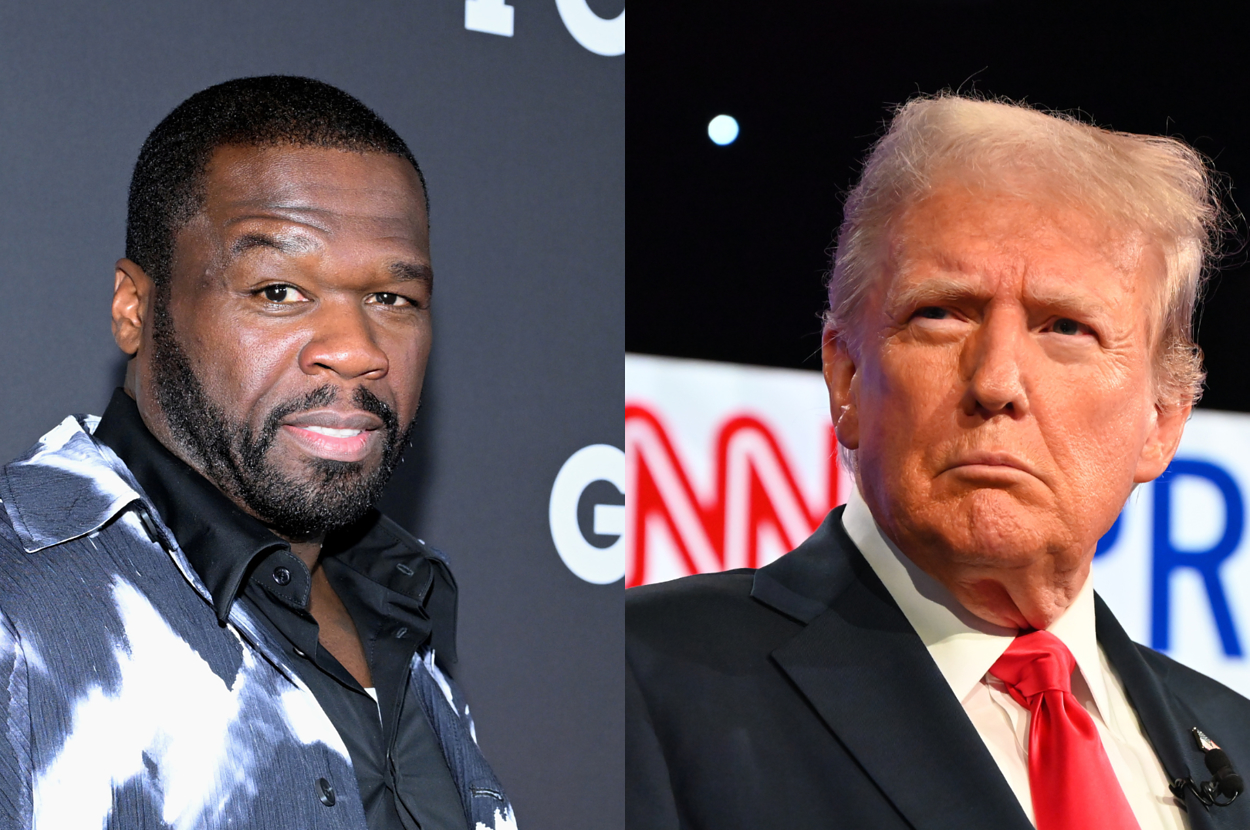 50 Cent Uses Donald Trump 'Get Rich or Die Tryin' Album Cover Edit ...