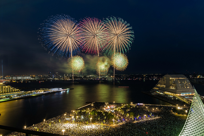 2019年の神戸市内の花火大会（Atbastian / Getty Images）