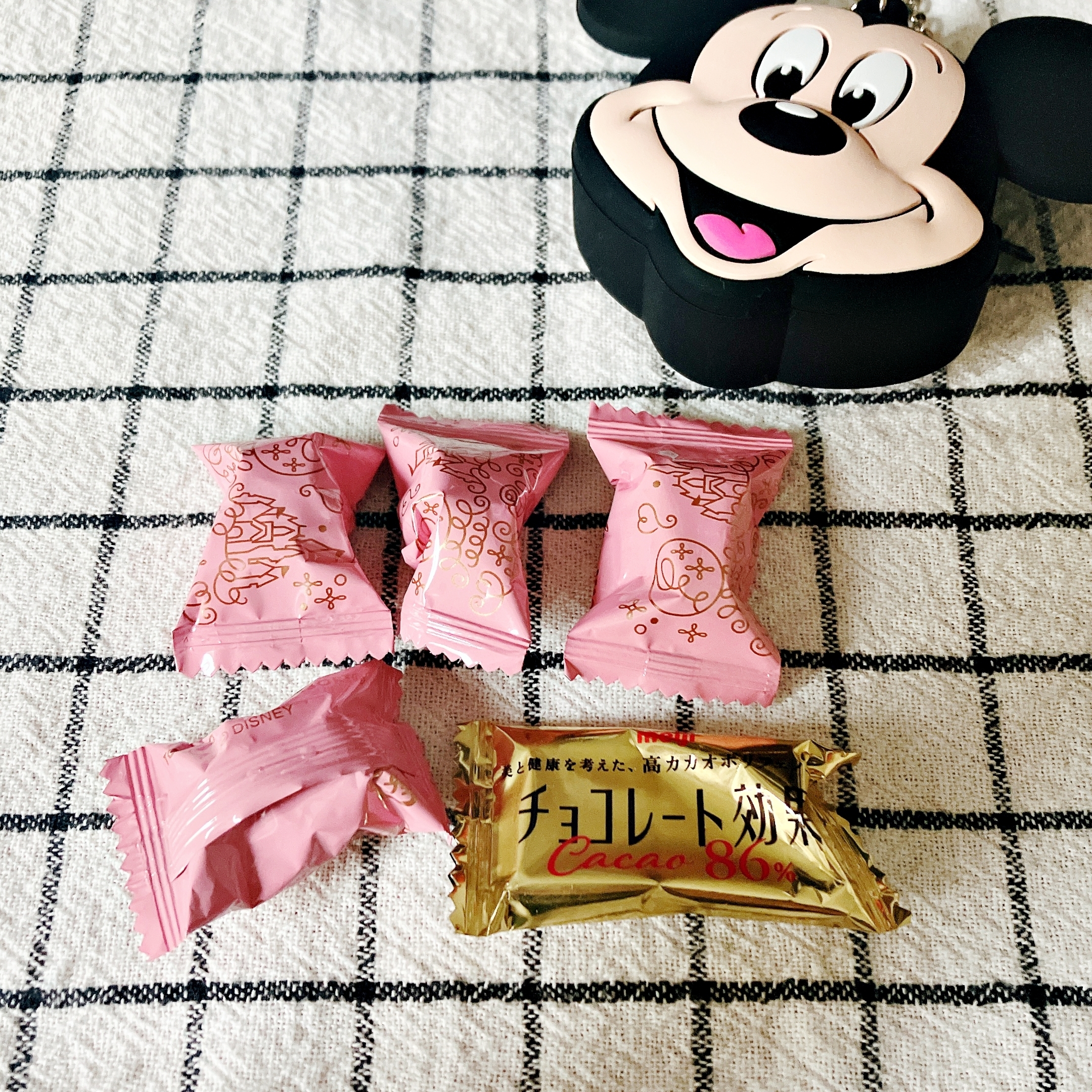 ディズニーランドのおすすめ小物入れ「バッグチャームケース付 ミッキー」