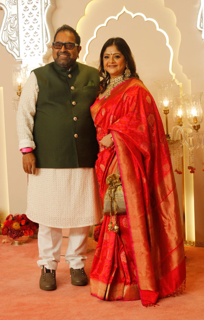 Singer/composer Shankar Mahadevan and his wife Sangeeta Mahadevan