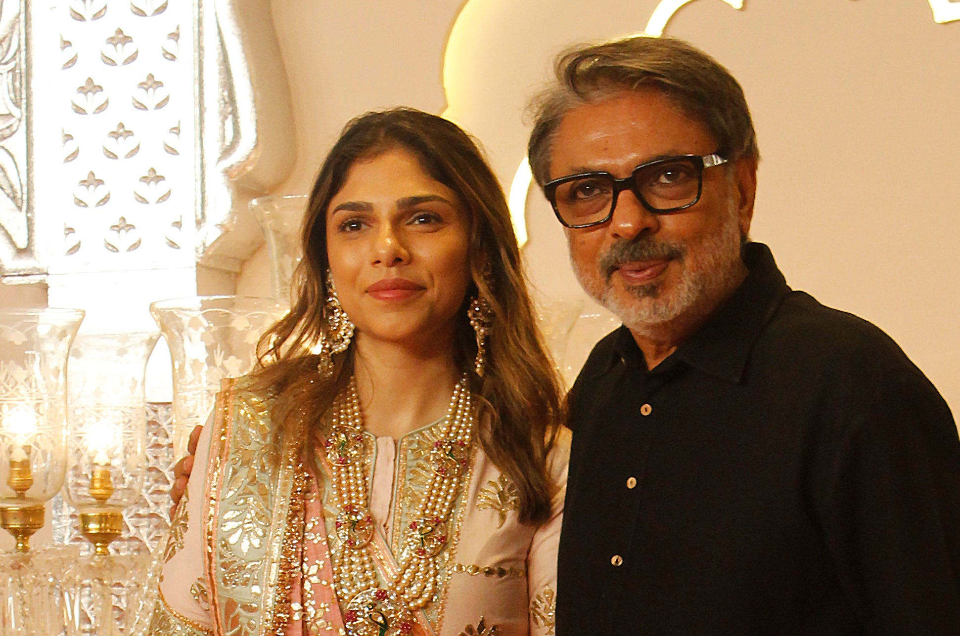 close up of Sharmin and Sanjay