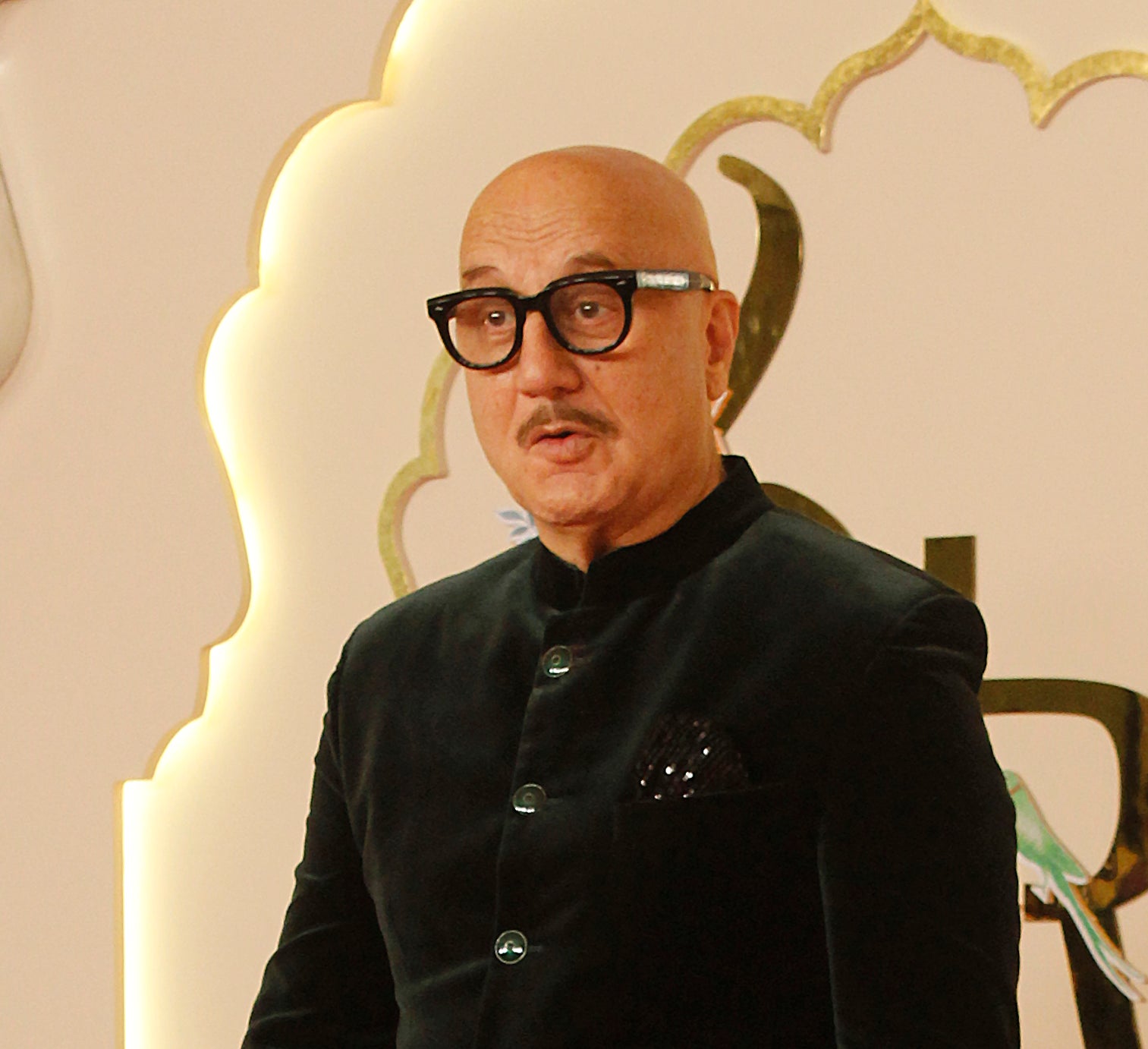 Anupam Kher close up