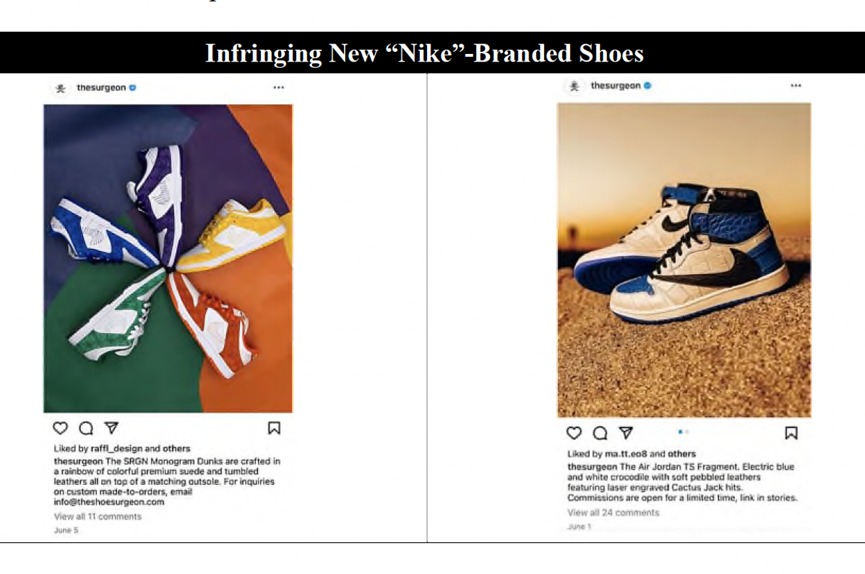 The Shoe Surgeon Issues Statement in Response to Nike Lawsuit