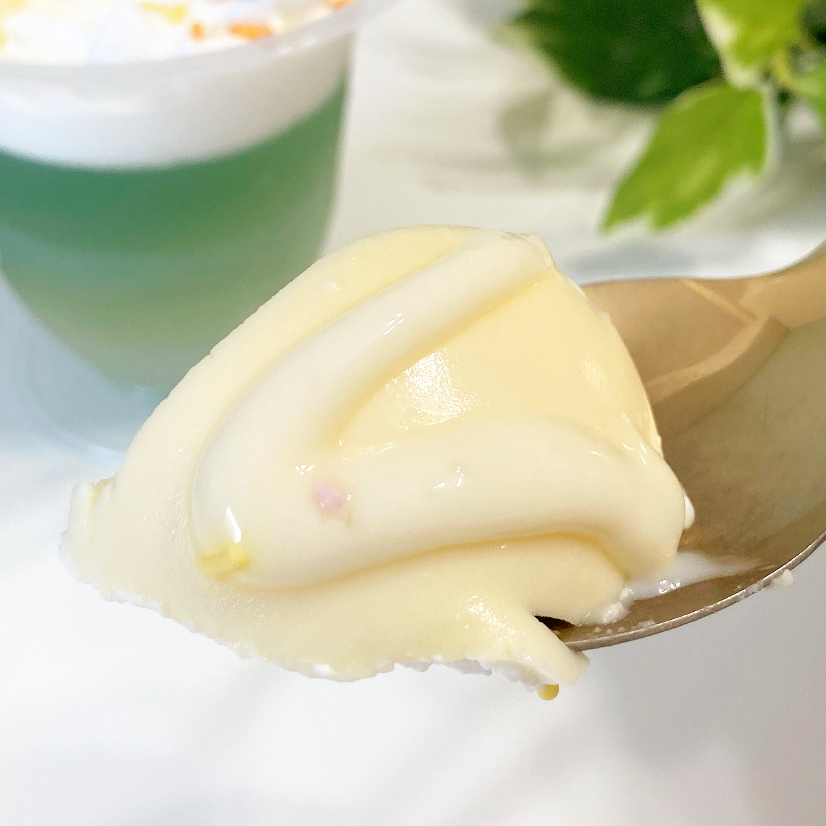 FamilyMart（ファミリーマート）のおすすめスイーツ「【喫茶ファミマ】クリームソーダみたいなパフェ」