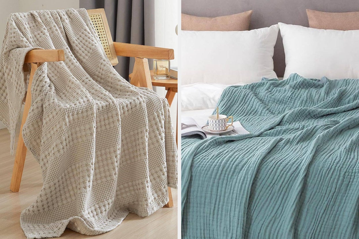If You're A Hot Sleeper But Still Want A Blanket, Try These Lightweight Covers