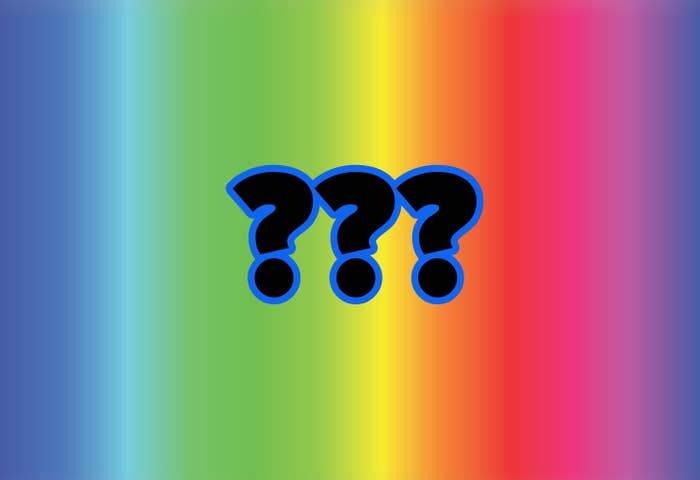 A gradient image transitioning smoothly from blue to green, yellow, red, and pink, depicting a spectrum of colors