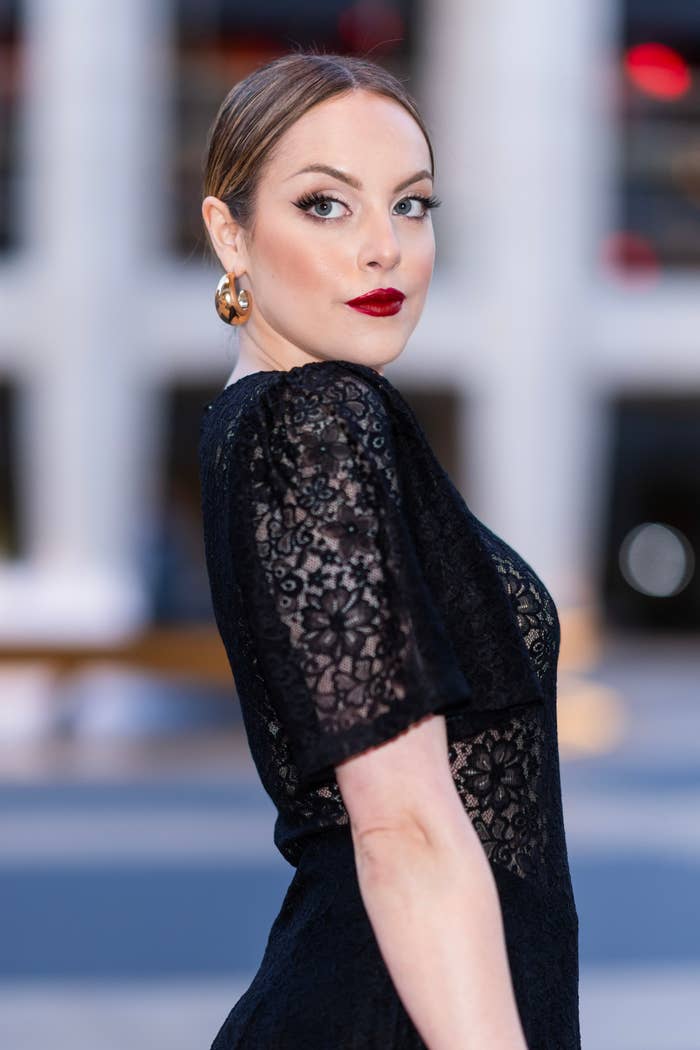 Closeup of Liz Gillies