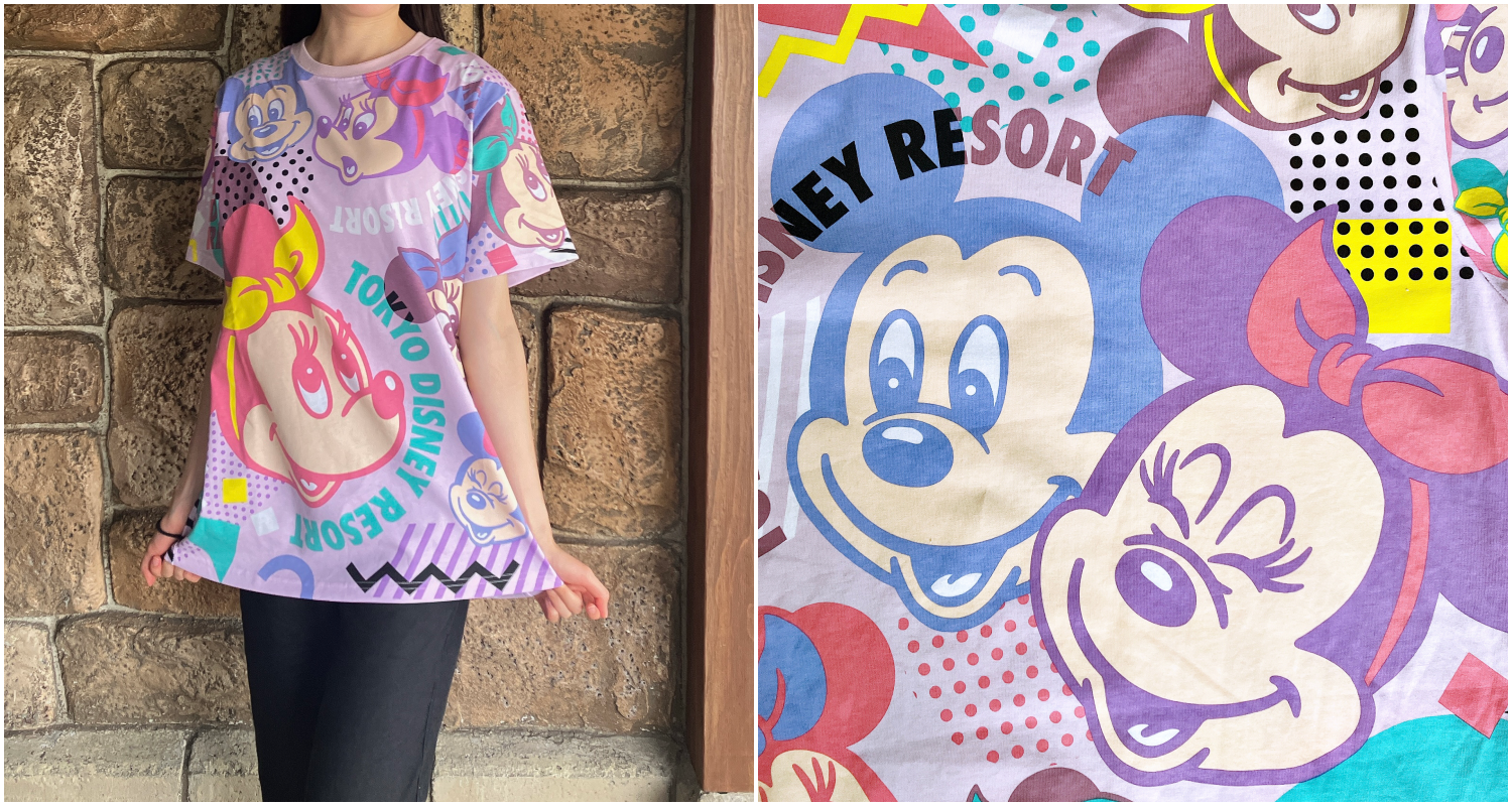ディズニーランドのおすすめTシャツ「Tシャツ ユニセックス ミッキー ミニー」
