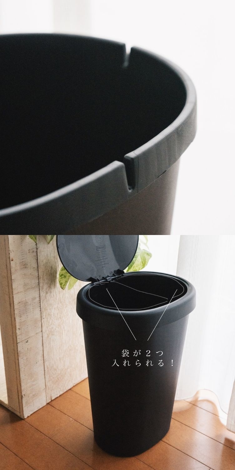 イケアのおすすめアイテム「HÖLASS ホーラス ふた付きゴミ箱」