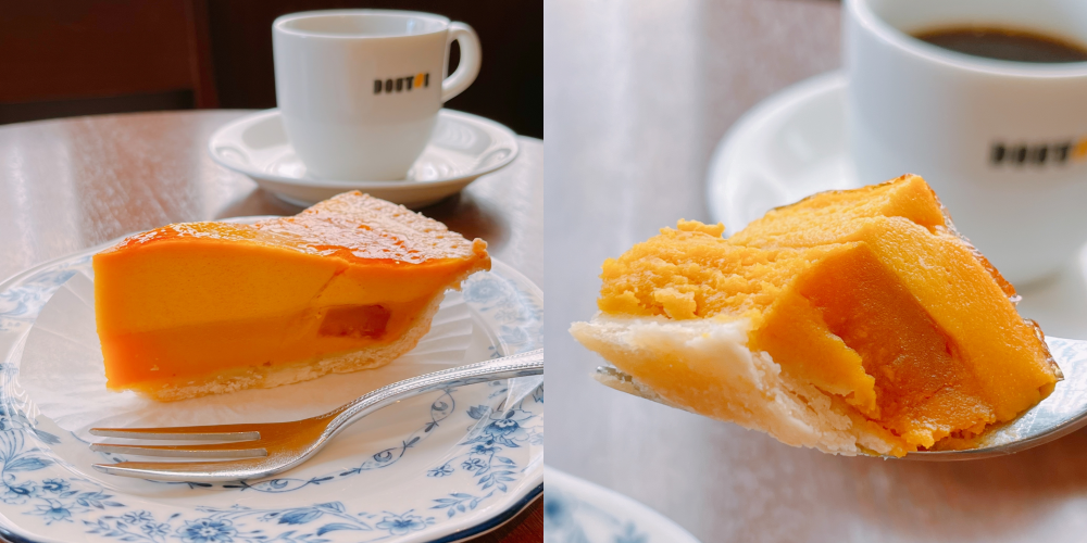 ドトールのおすすめスイーツ「北海道産かぼちゃのタルト」