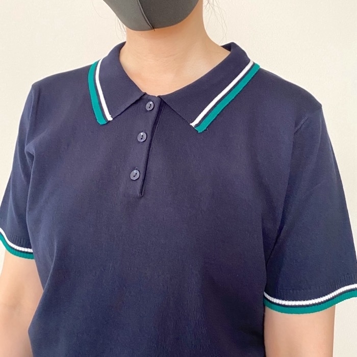 GU（ジーユー）のおすすめファッションアイテム「ポロセーター（半袖）Q」