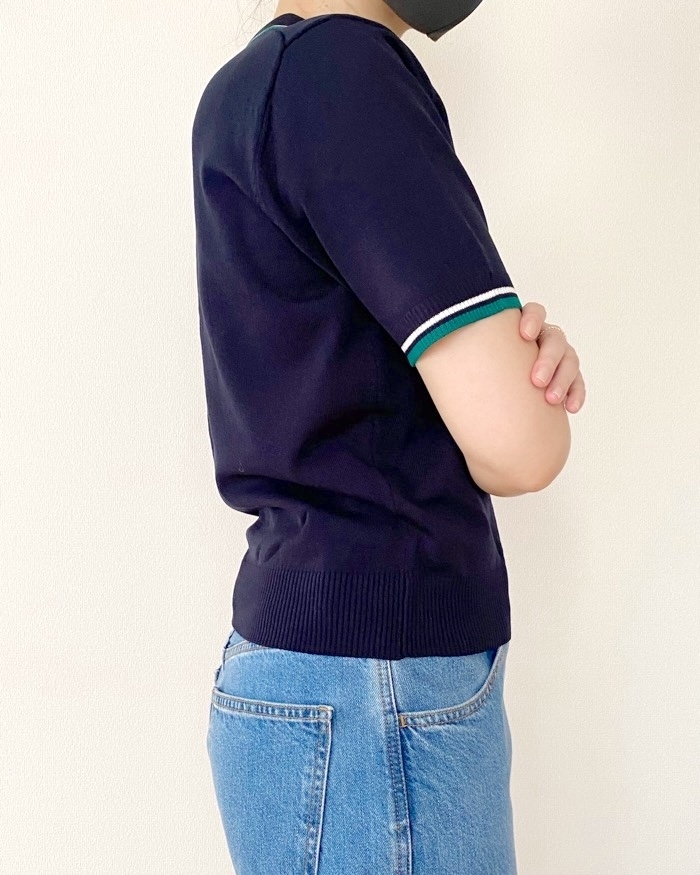 GU（ジーユー）のおすすめファッションアイテム「ポロセーター（半袖）Q」