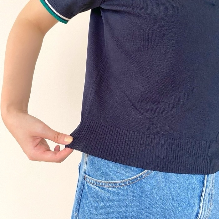 GU（ジーユー）のおすすめファッションアイテム「ポロセーター（半袖）Q」