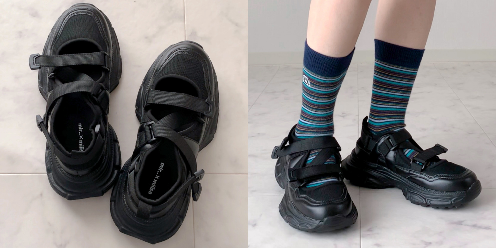 しまむらのおすすめファッションアイテム「TT＊miストラップSNK」