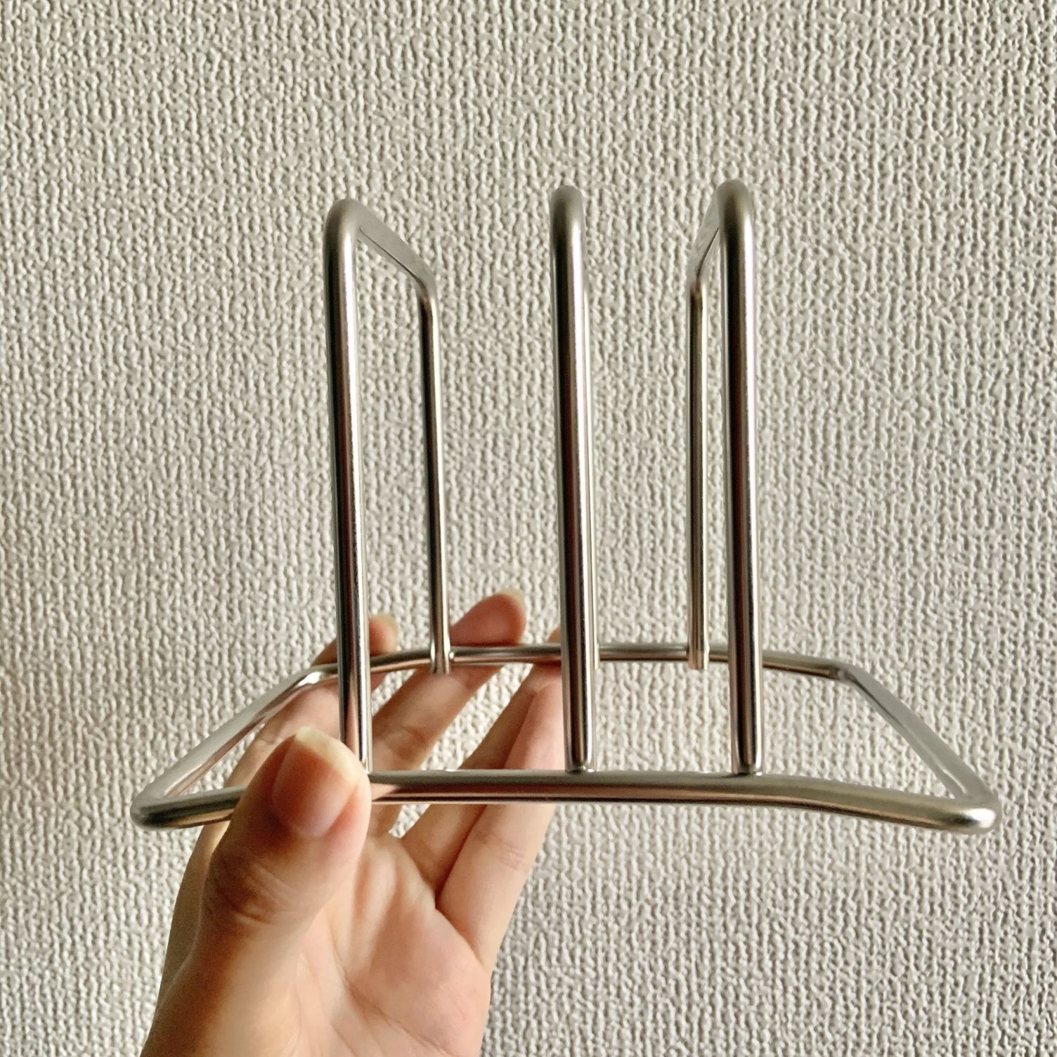 無印のおすすめ商品「ステンレスまな板スタンド ダブル」