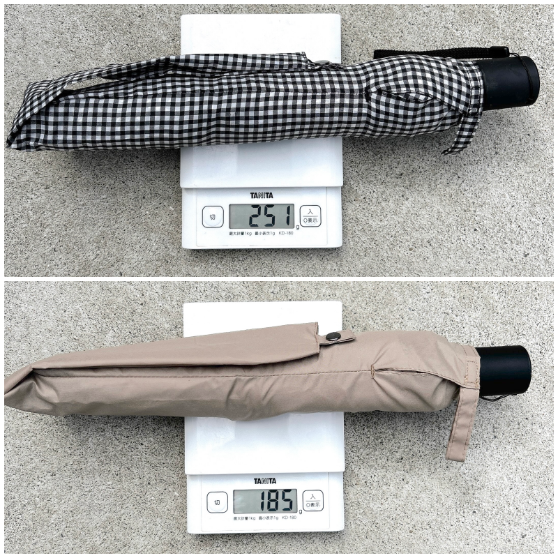 無印良品のおすすめ生活雑貨「晴雨兼用 2通りにたためる 折りたたみ傘」